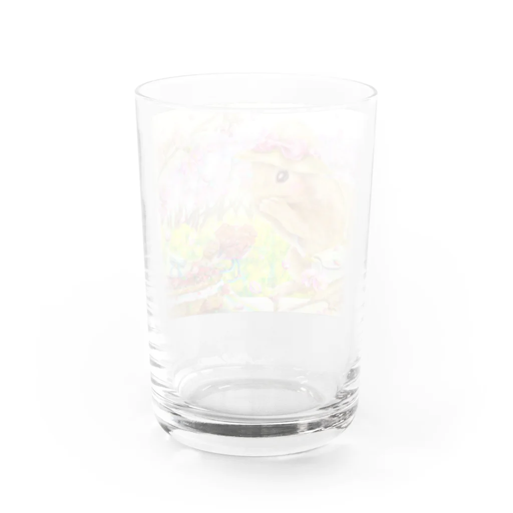 白石拓也のデジタルイラスト「プロポーズ」 Water Glass :back