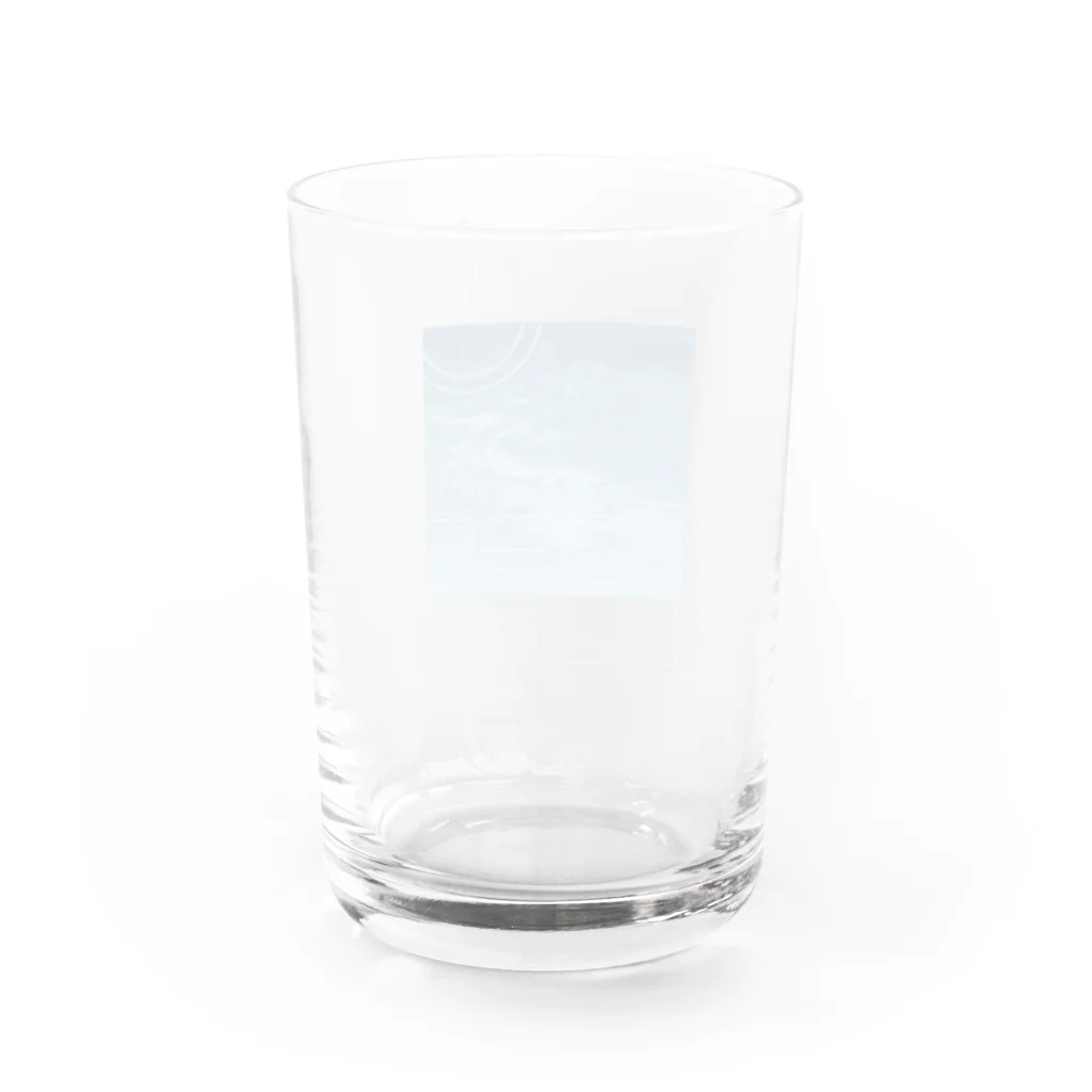 heavenの青空 Water Glass :back