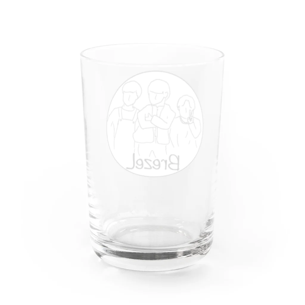 Kigurumi-ozisanのブレ三人衆 Water Glass :back