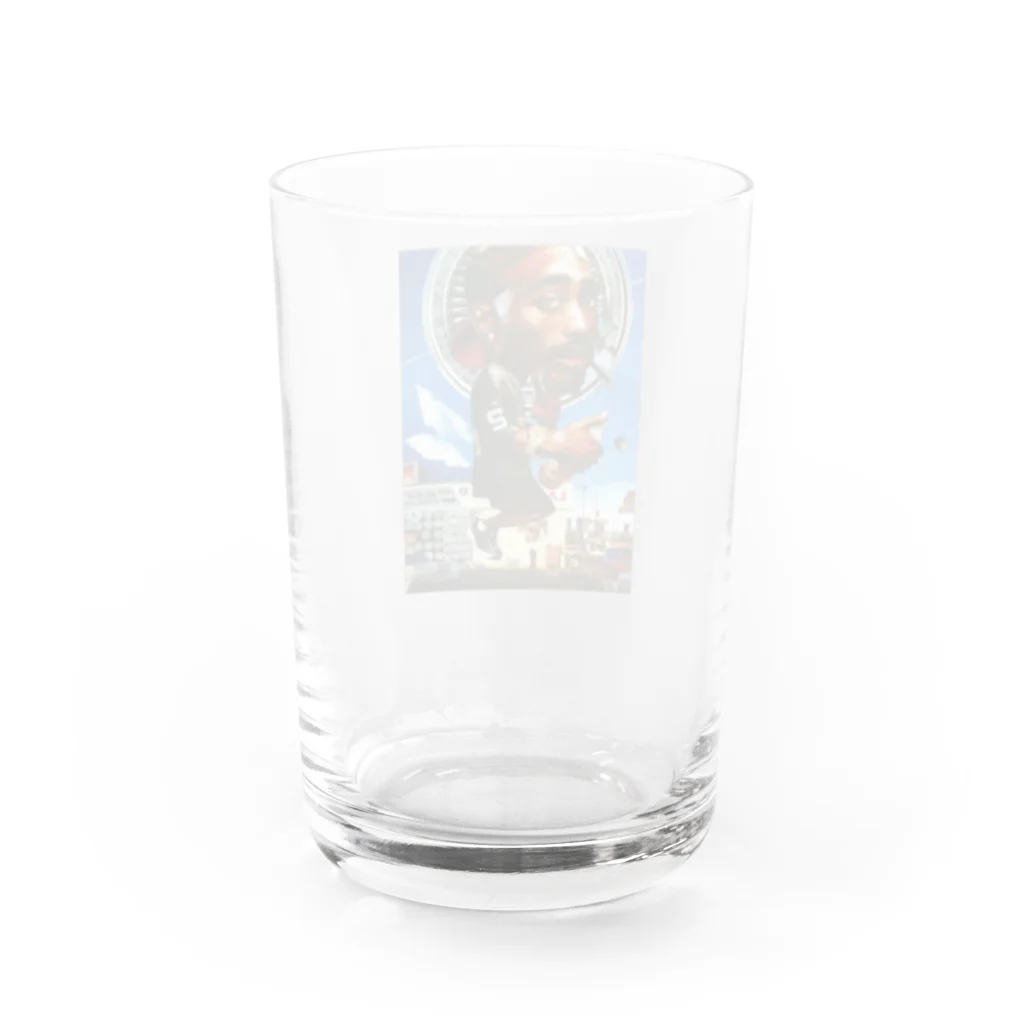 MIKIの2PAC  Water Glass :back