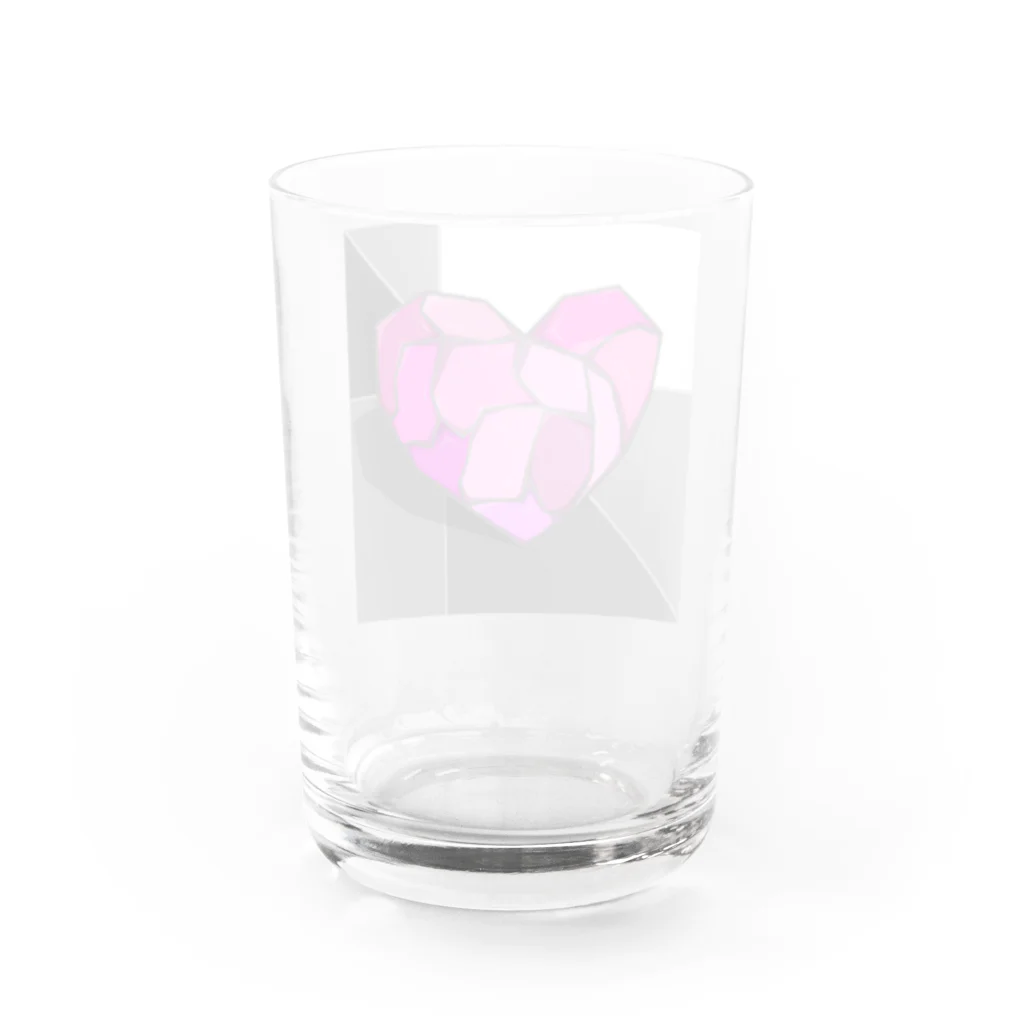 アトリエヱキパのバレンタインハート　for SUZURI グラス反対面