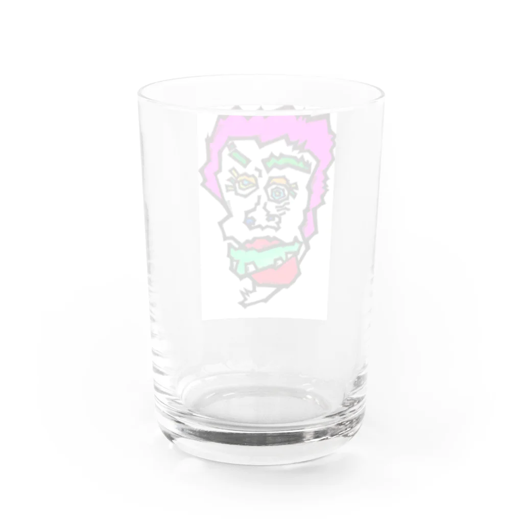 心があったかくなってしまう前にの餃子とビールとこいつ Water Glass :back