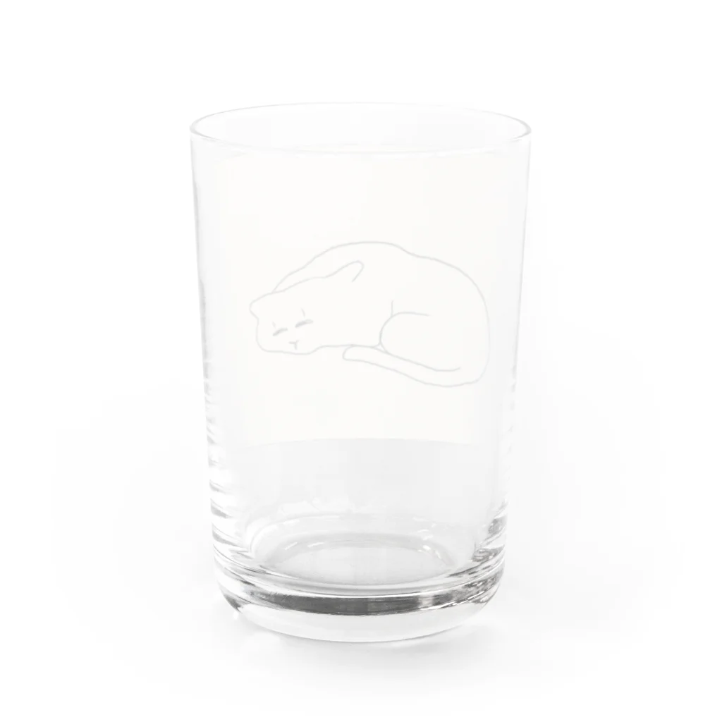 なかお まりこのふつうの猫 Water Glass :back