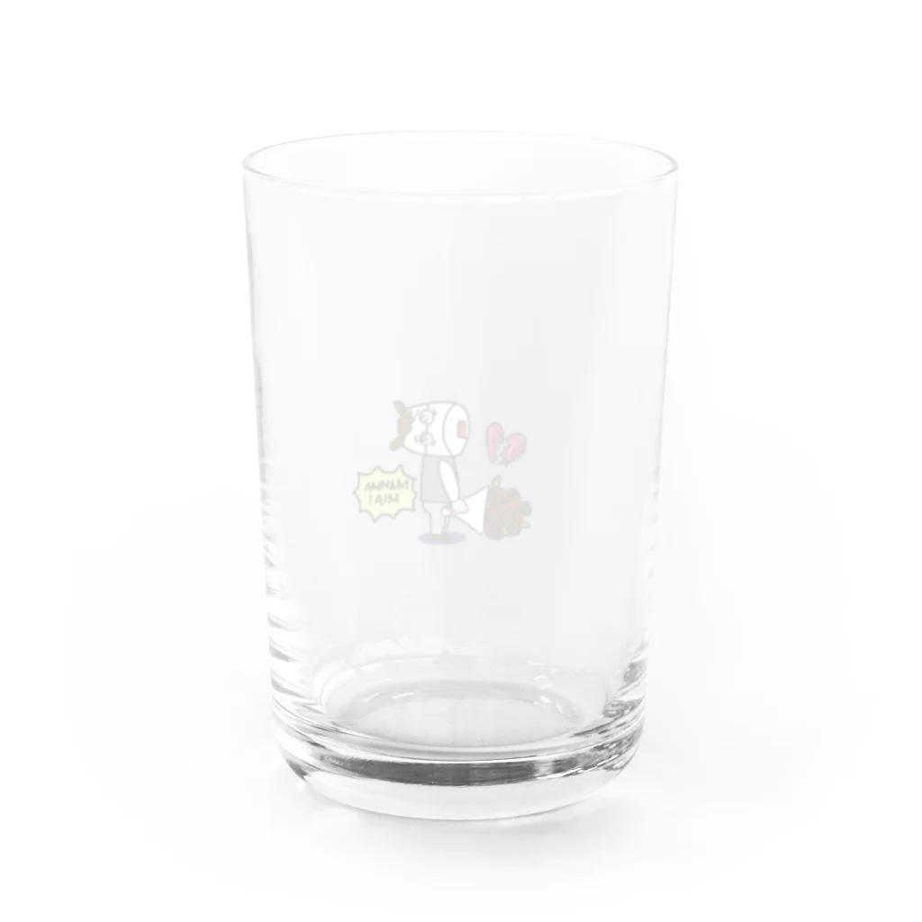 ITAMINKIAのマンマミーア Water Glass :back