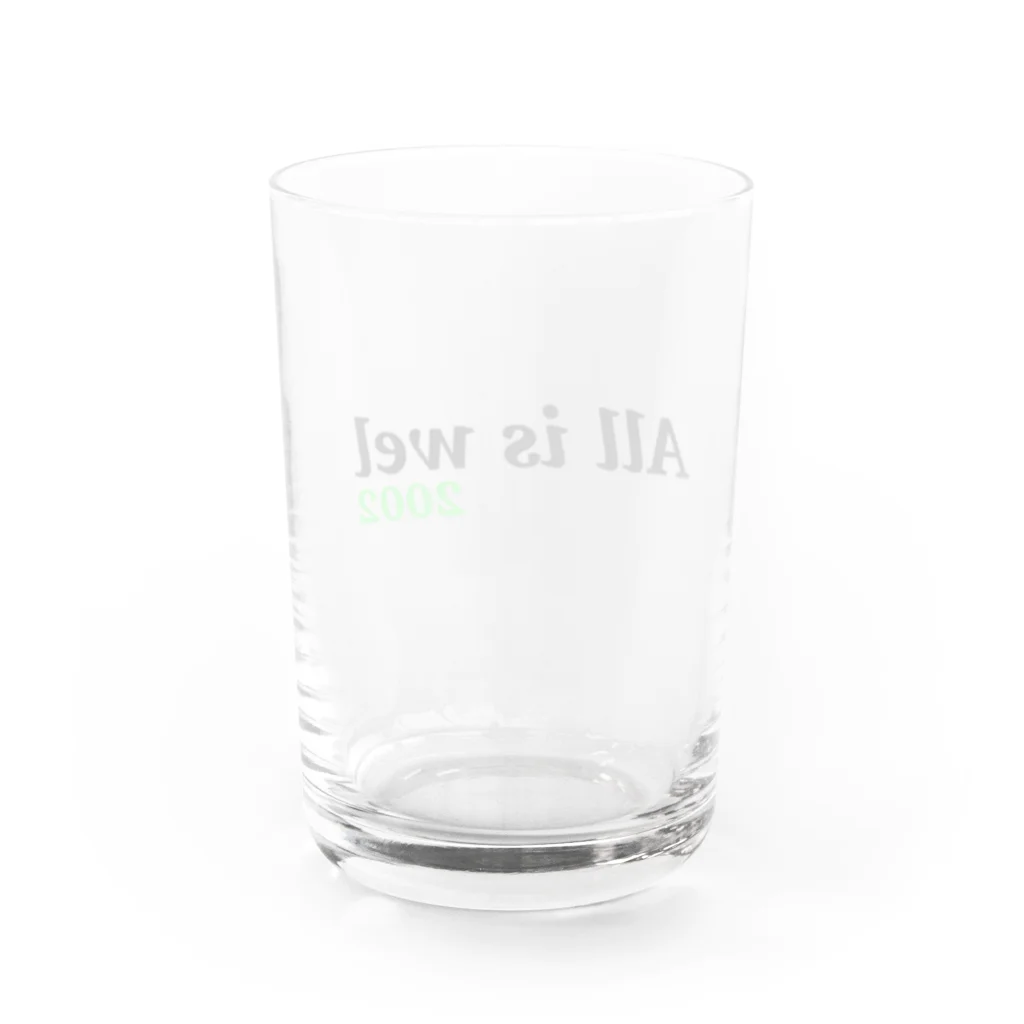 ＲＩＫＵのAll is wel (Glass cup) Water Glass :back