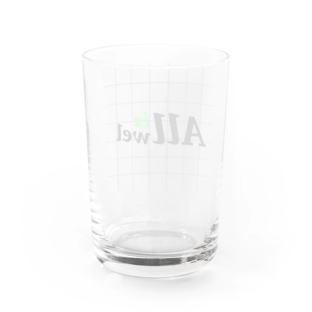 ＲＩＫＵのAll is wel  Water Glass :back