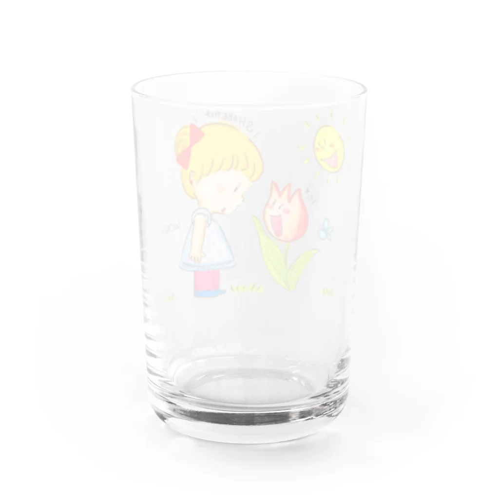 LittleAmi(リトルアミ)のチューリップさんがしゃべってる!? Water Glass :back