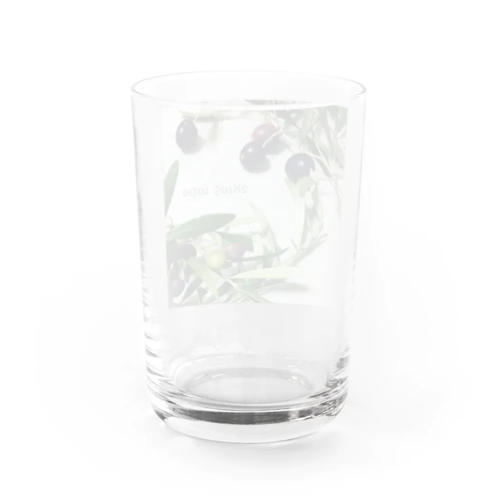 28105 10510 のオリーブ　28105 10510 Water Glass :back