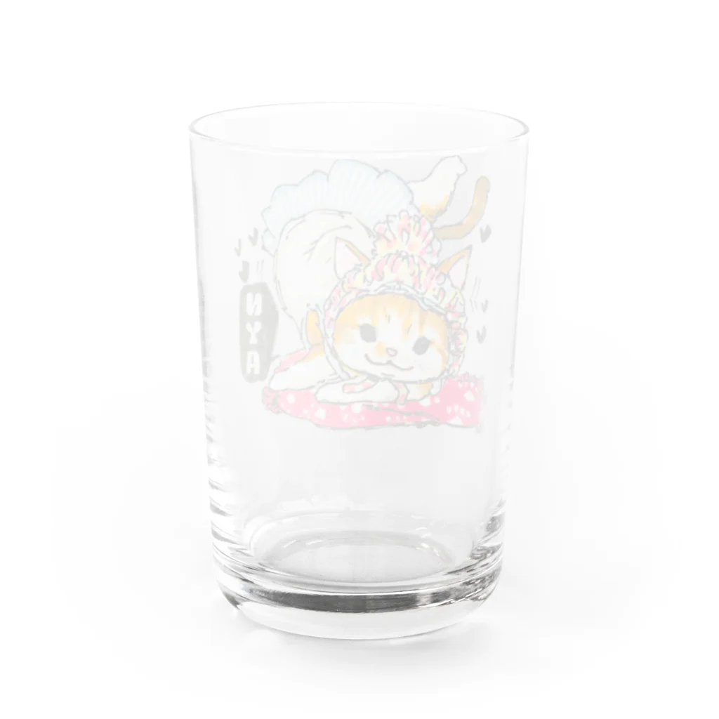 ICE BEANSのスミレちゃん Water Glass :back