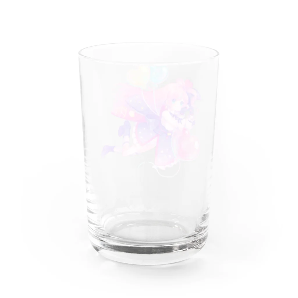 式部めぐりのバレンタイン Water Glass :back