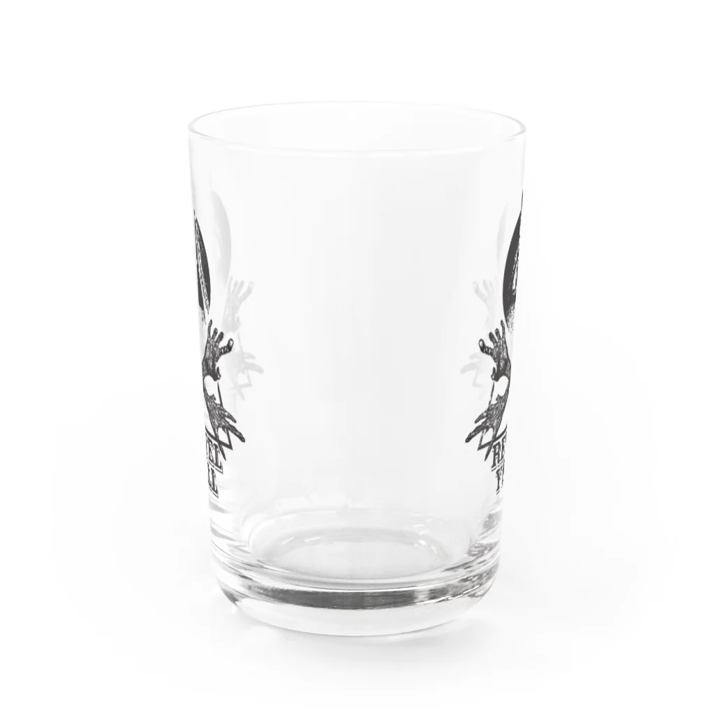 dbstr shopの"revel yell" water glass グラス反対面