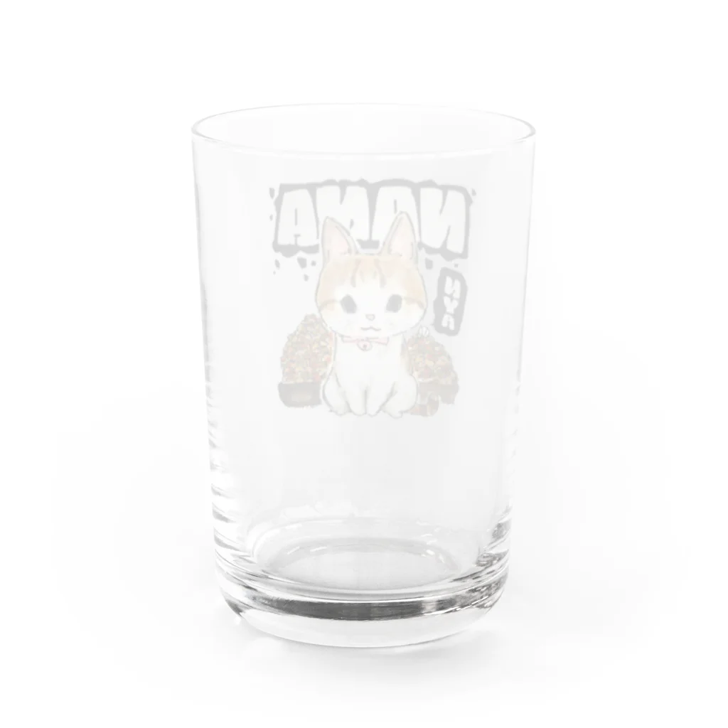 ICE BEANSのナナちゃん Water Glass :back