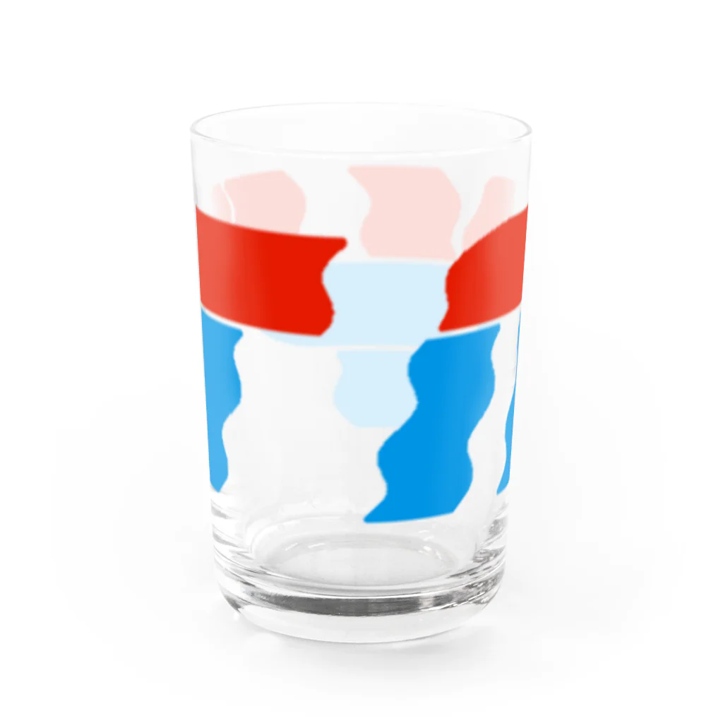 フィッシュのNYT 温泉チーム Water Glass :back