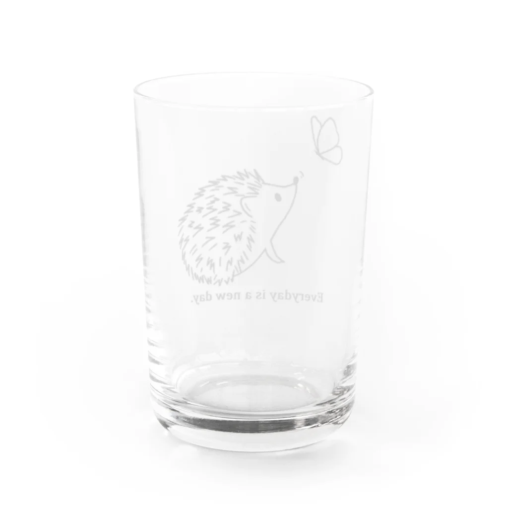 Hanamiの毎日が新しい日 Water Glass :back