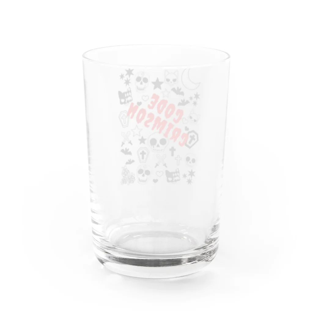 Frei Hyäneのポップパンクロック（黒） Water Glass :back