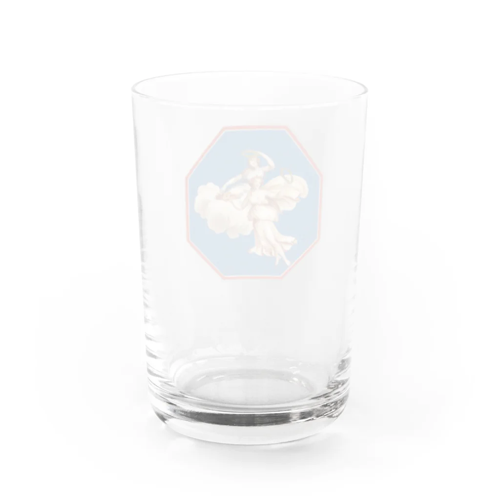 Ashleigh BouquetのFlowers Angel Water Glass :back