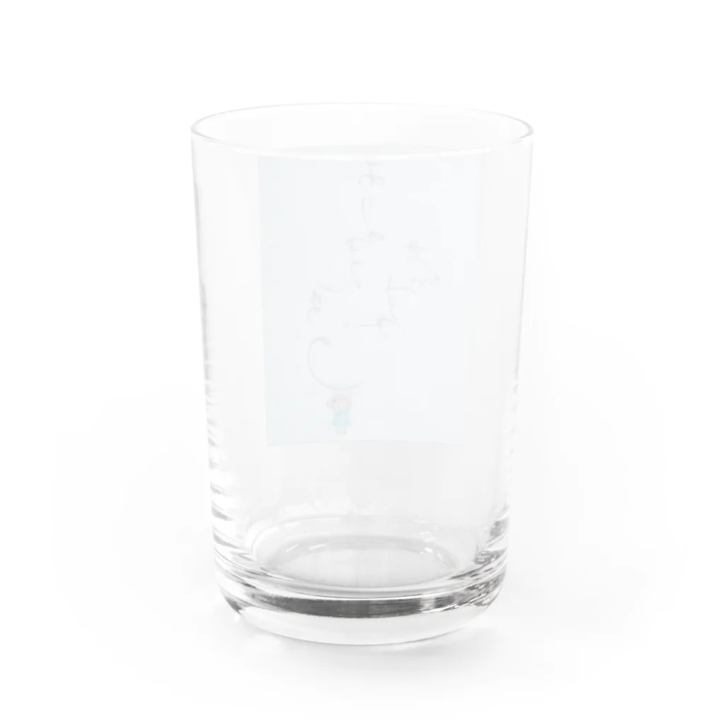 Zinkoのでこひかりちゃん Water Glass :back