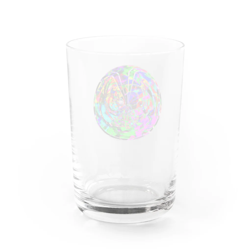 懺悔堂のパターン005:crazy sphere Water Glass :back