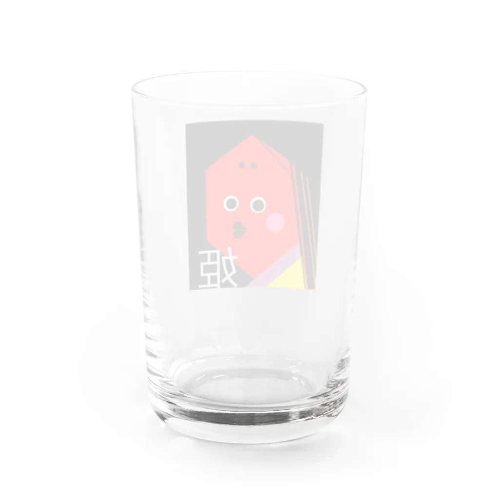 カジキンズの甘姫ちゃん Water Glass :back