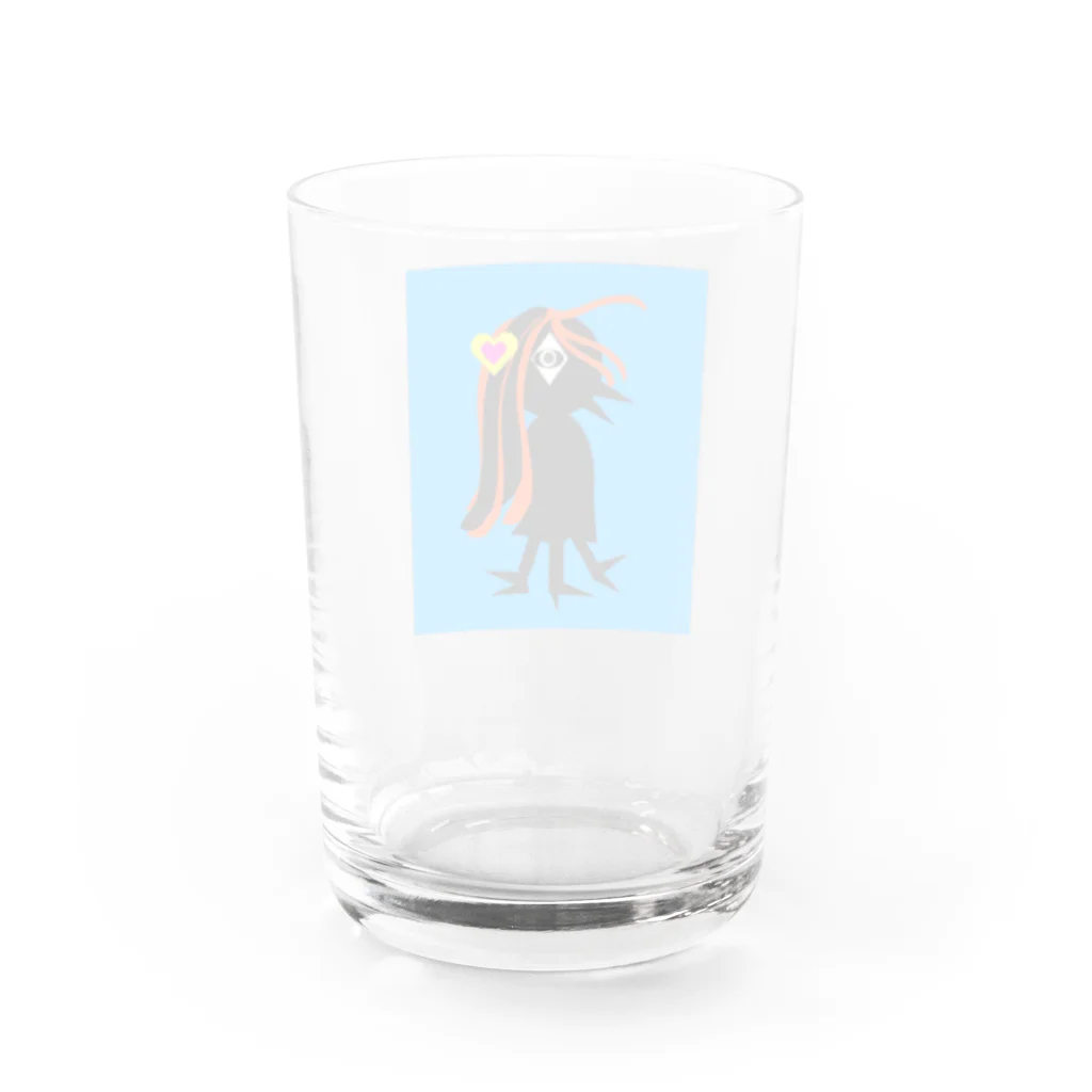 カジキンズの甘びえちゃん Water Glass :back