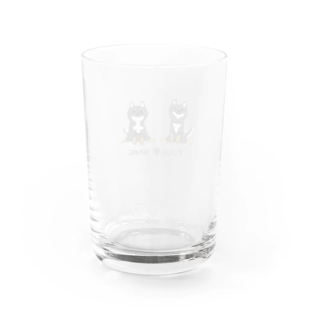 ともえのえ - 柴犬とか動物色々のうきうき黒柴クロマメちゃん Water Glass :back