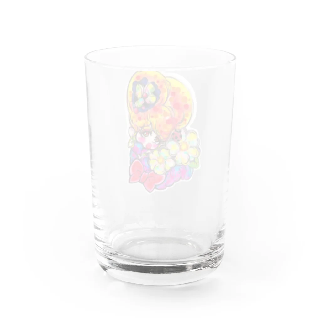 似顔絵作家・イラストレーター 杉浦 藍（すぎうらあい）の妖艶な女 Water Glass :back