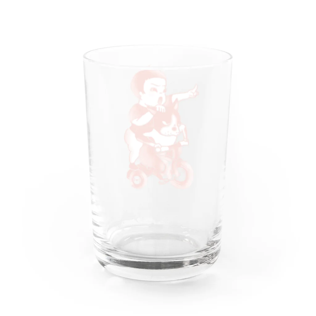 demiのイッヌとキッズ Water Glass :back