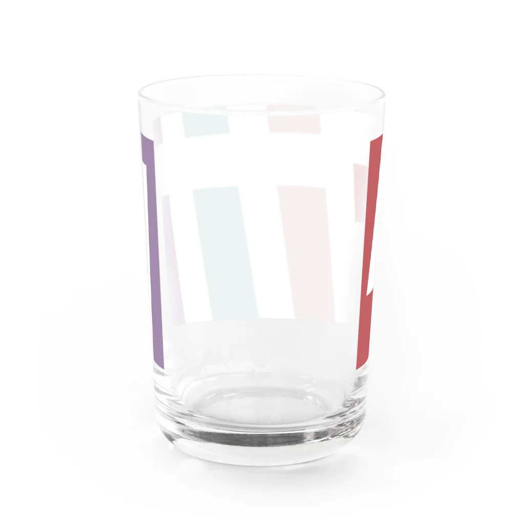 東京Tシャツ　〈名入れ・イニシャルグッズ〉のタナカさん名入れグッズ（カタカナ）難読？  Water Glass :back