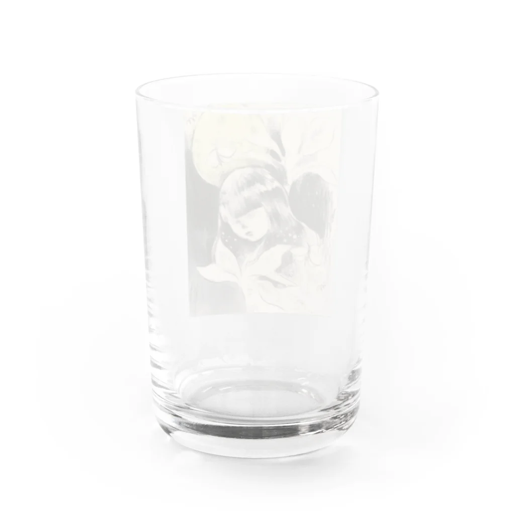 即席出口入口のなあに Water Glass :back