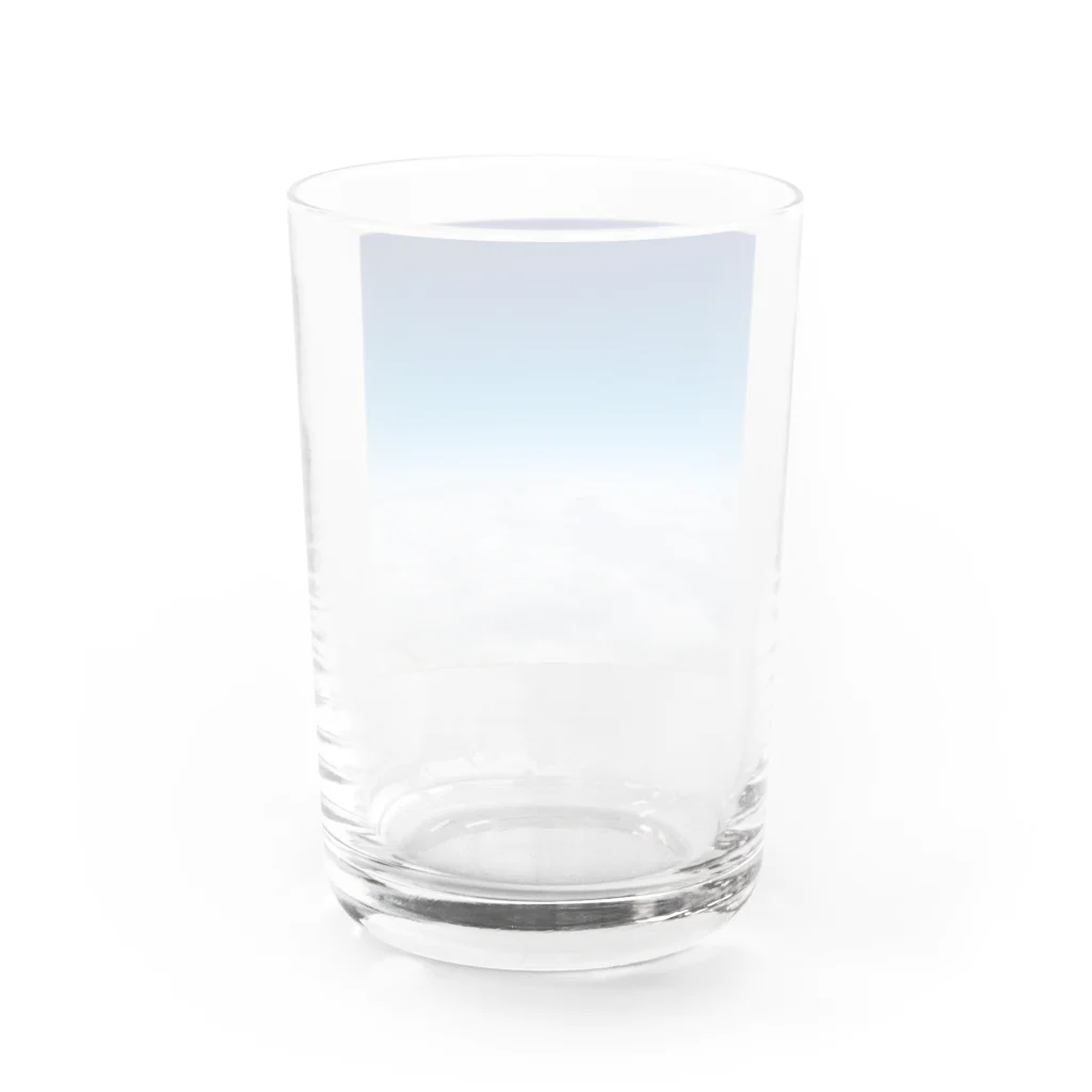 きいろ館の青空と雲 Water Glass :back