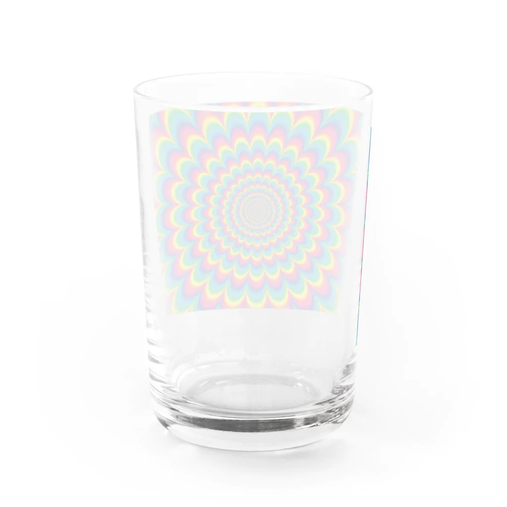 AQ-BECKのpsychedelic-02 Water Glass :back
