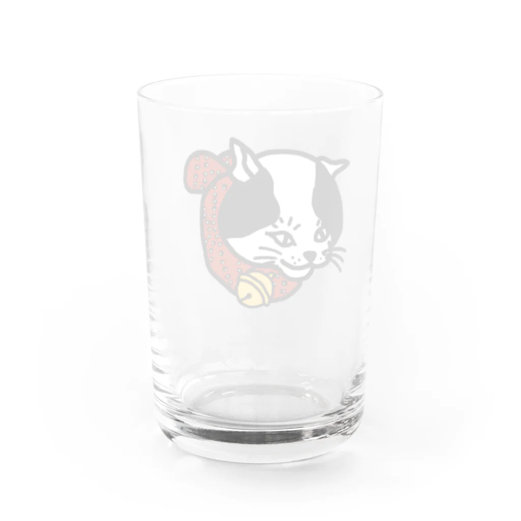 けい房のレトロなねこ Water Glass :back