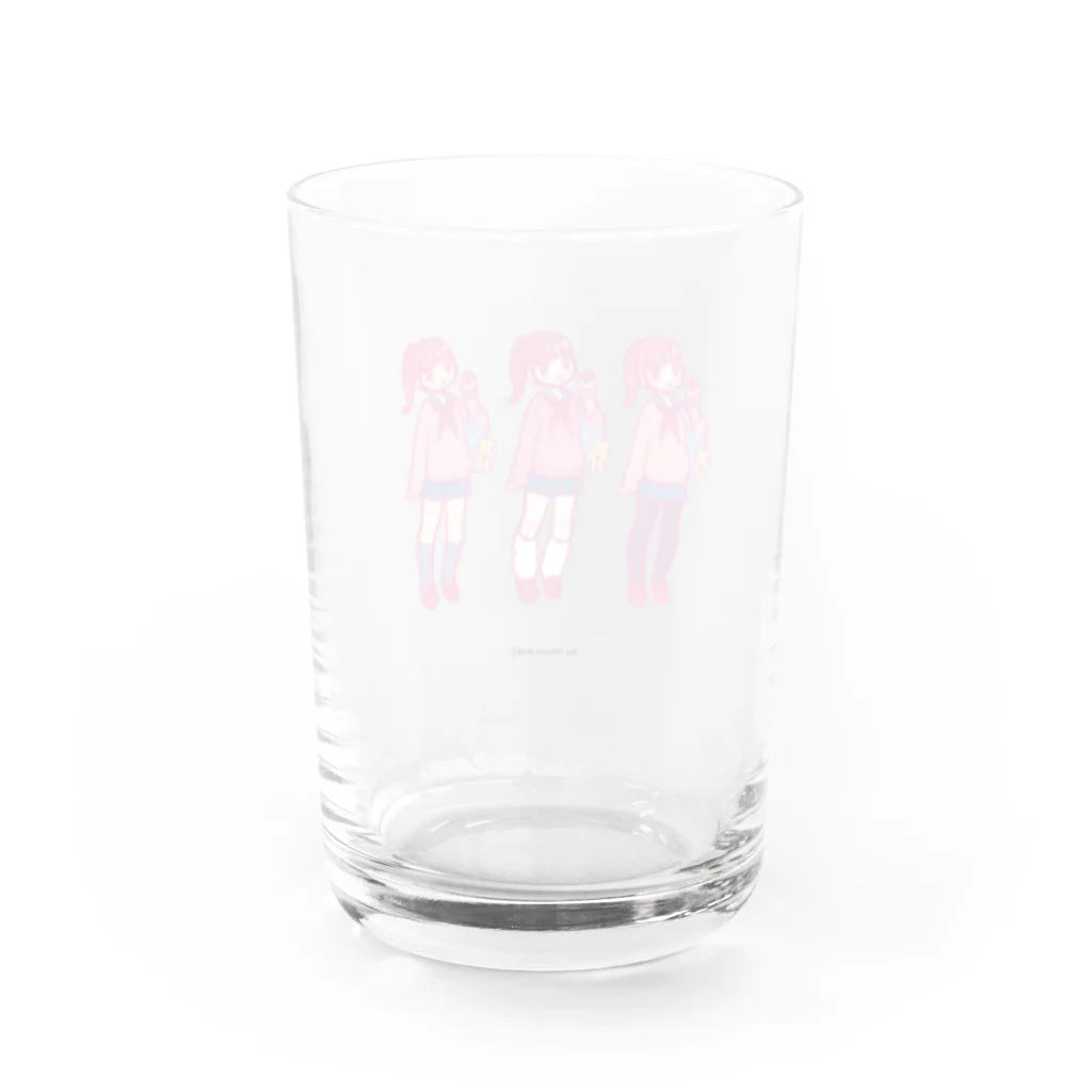 青木光恵のソックスちゃんズ Water Glass :back