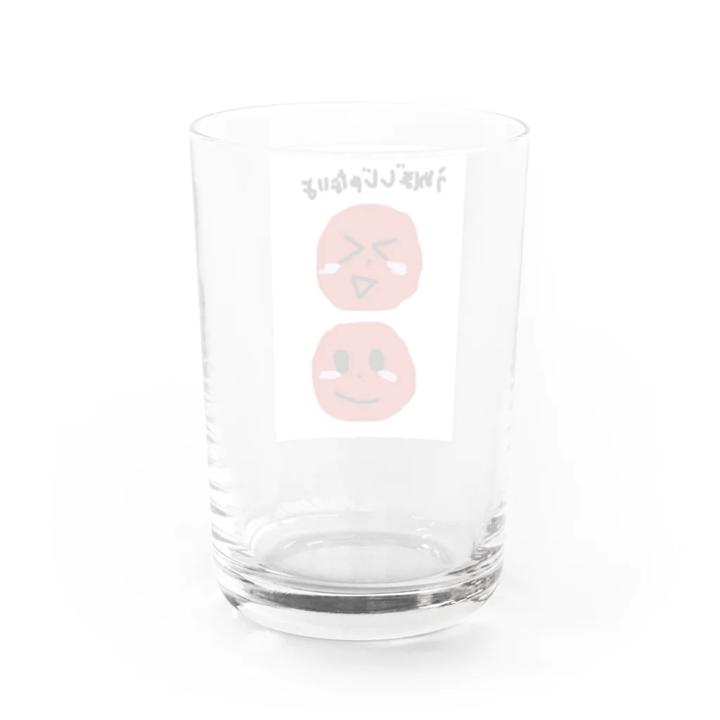 りいさくらんぼ🍒のニコさくらんぼ梅干しじゃ無いよ💦 Water Glass :back