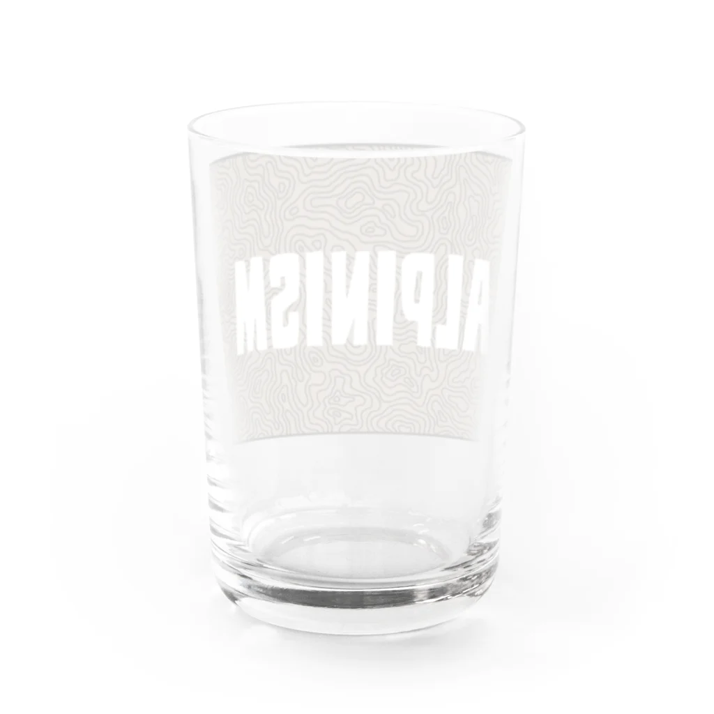 loveapplefactoryのalpinism contour Water Glass :back