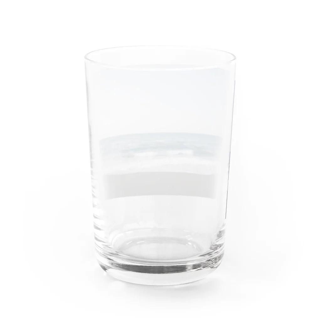 プリンコショップの海 Water Glass :back