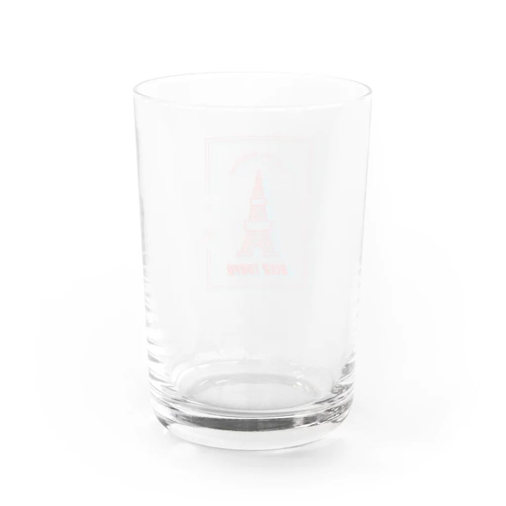 Beer TokyoのBeer Tokyo 酔いどれ赤青 Water Glass :back