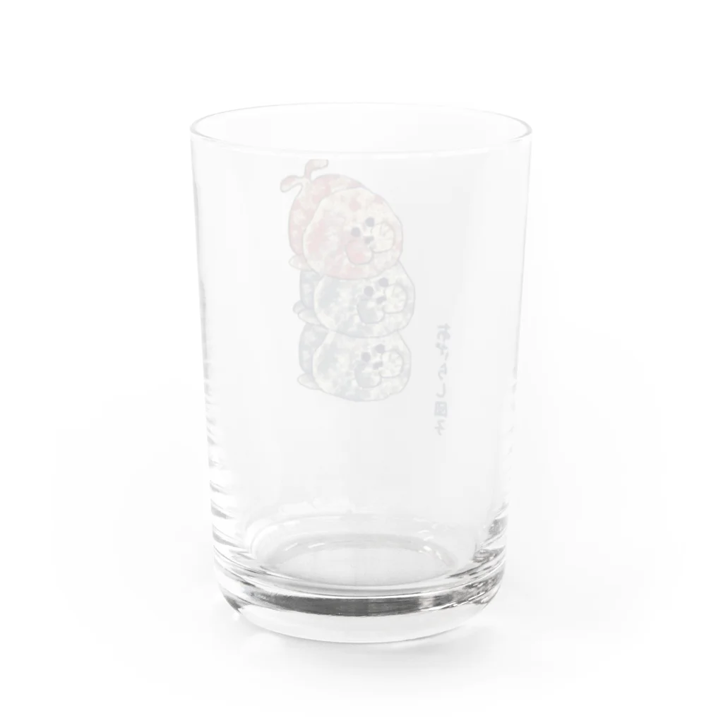 Thank you for your timeのあざらし団子 Water Glass :back