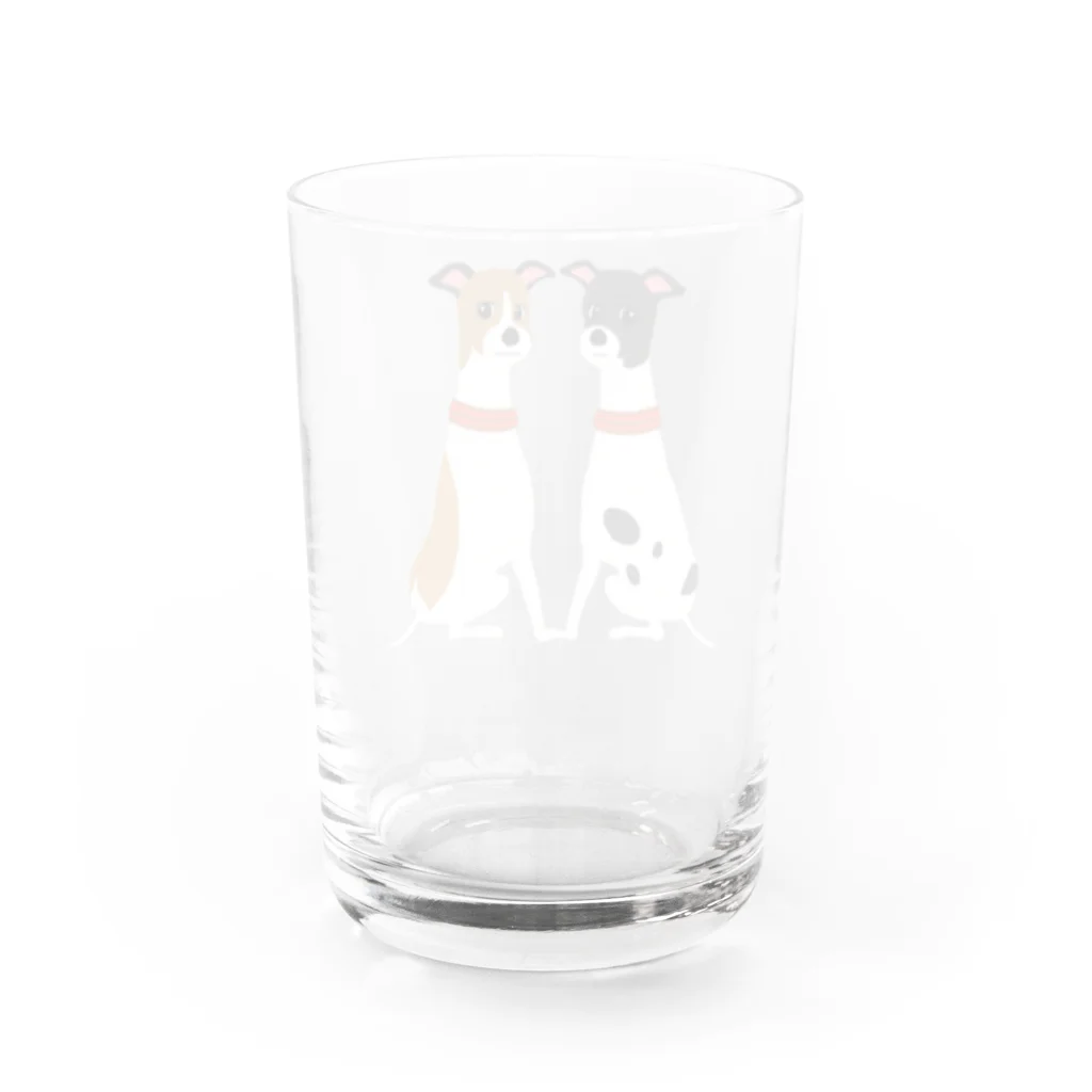 やたにまみこのema-emama『ウィペット』 Water Glass :back