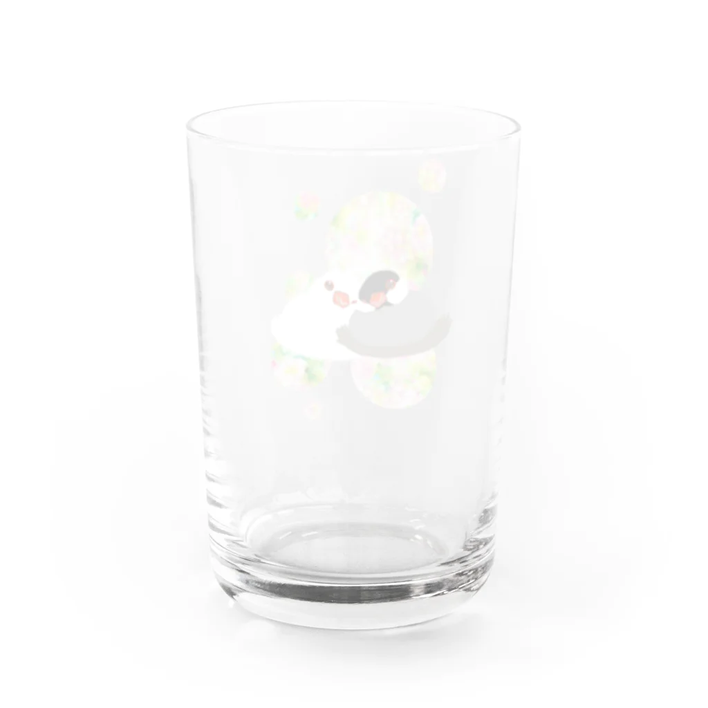 Lily bird（リリーバード）のとろける文鳥ず2 Water Glass :back