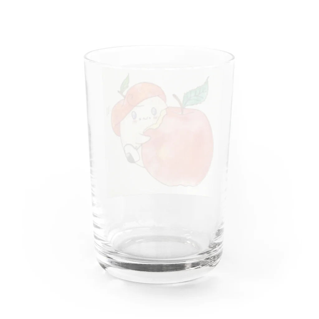 たまごちゃんのたまごちゃん　りんごもぐもぐ グラス反対面