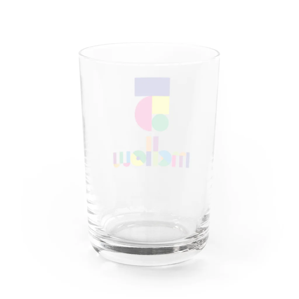 五明楼玉の輔の五印良品😘の5mellow Water Glass :back