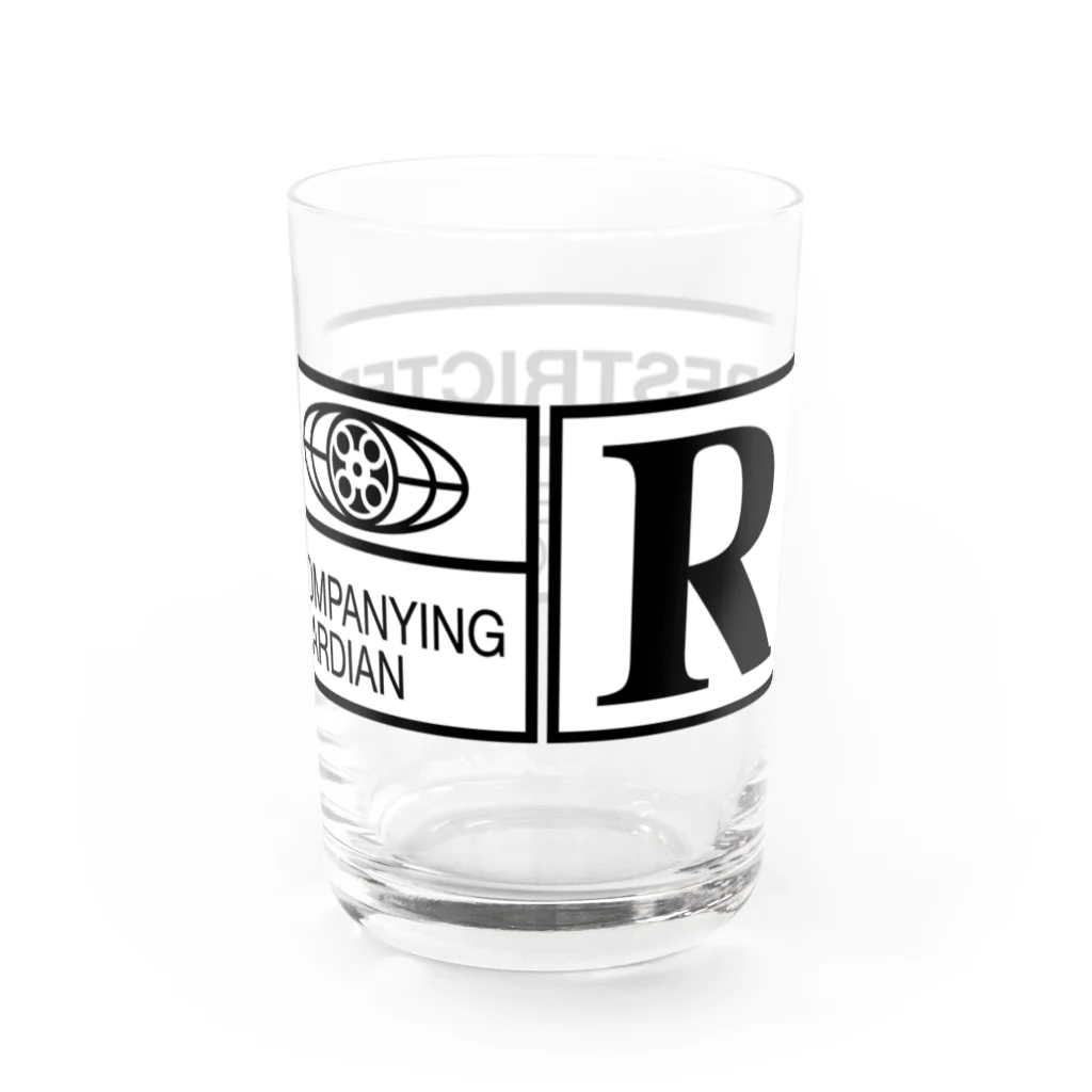 DRIPPEDのR RESTRICTED Water Glass :back