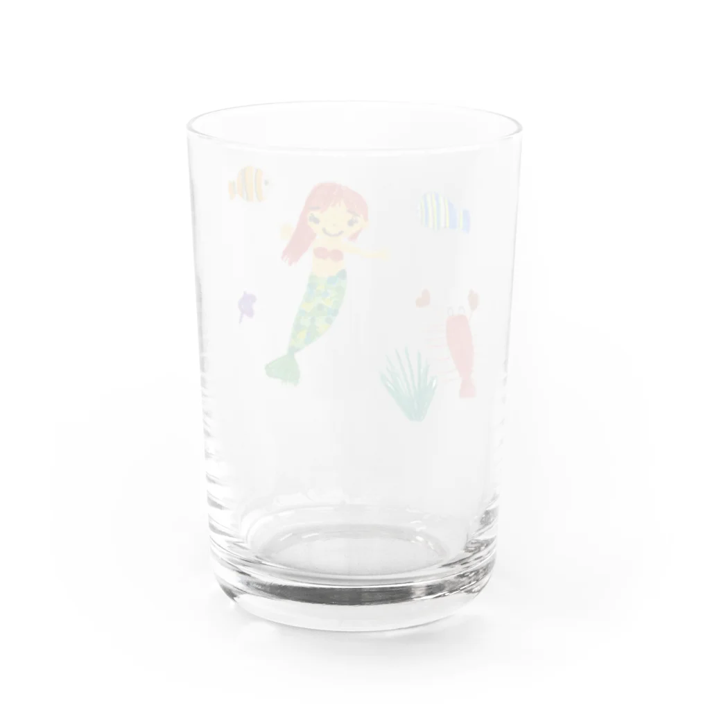 Momo's factoryのうみのものがたり Water Glass :back