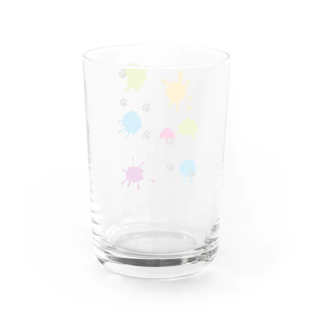 ForPawsのPawPainting Water Glass :back