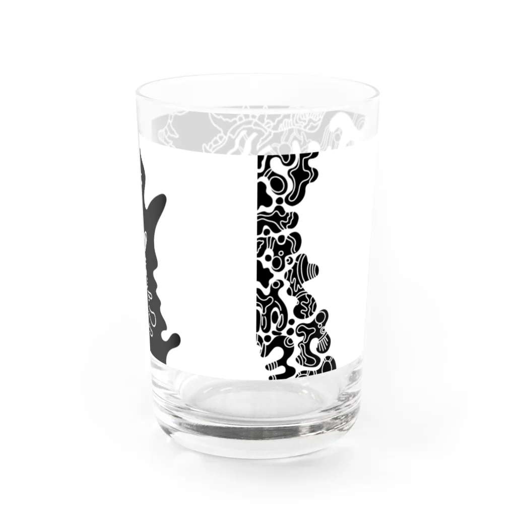 たぬき(小道)のクラウmono Water Glass :back