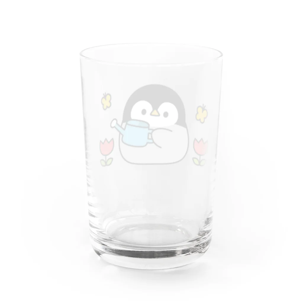 DECORの心くばりペンギン　春ver. Water Glass :back