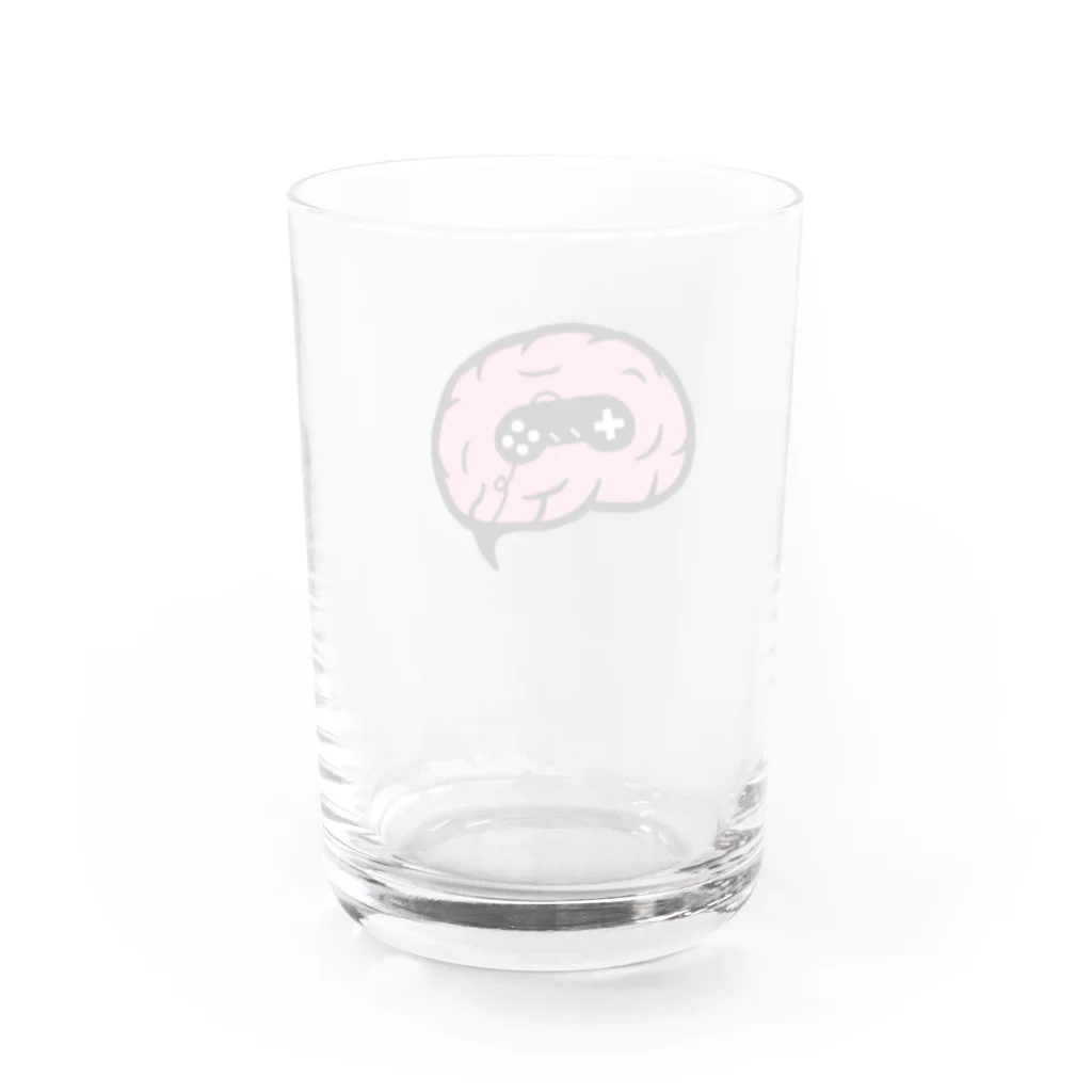 ロウひなんゲーミング公式グッズの「脳」アイコングッズ - ロウひなんゲーミング Water Glass :back