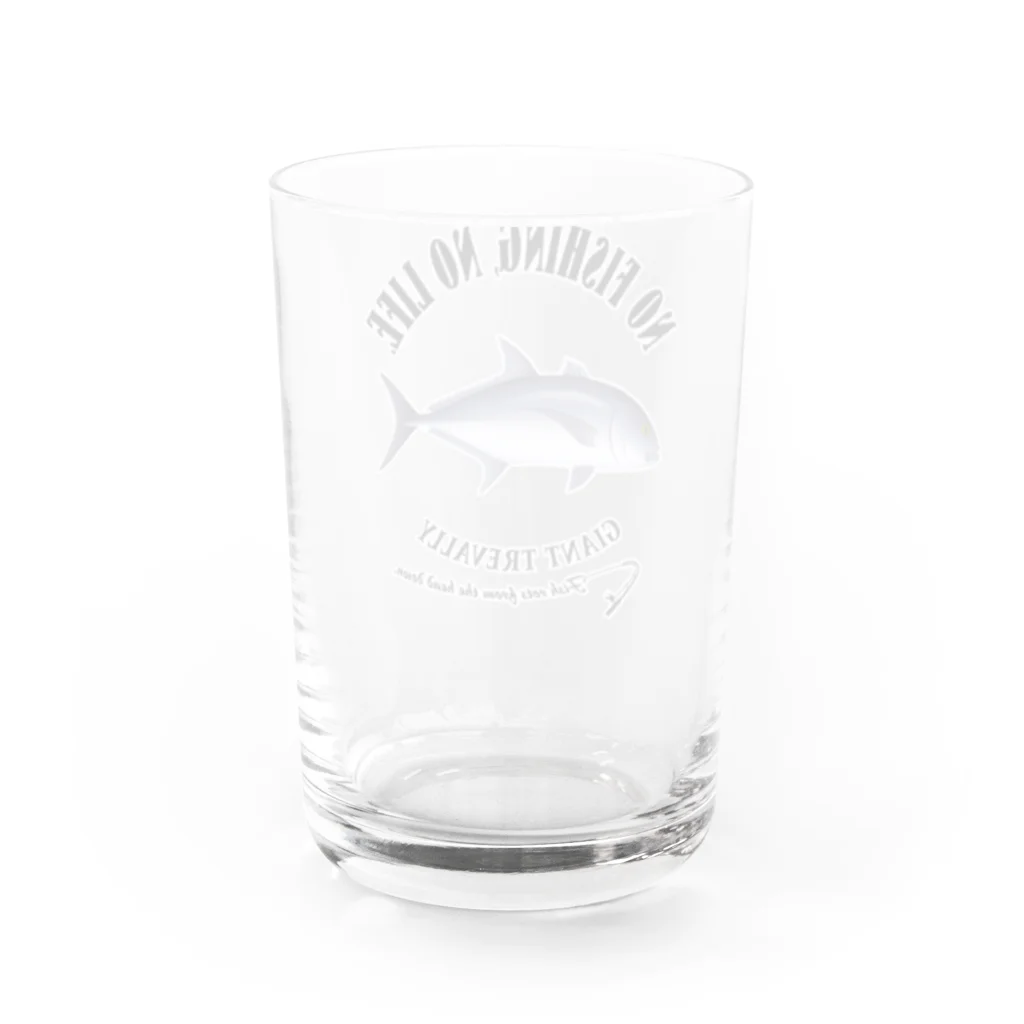 猫と釣り人のROUNINAJI_EB_2CW Water Glass :back