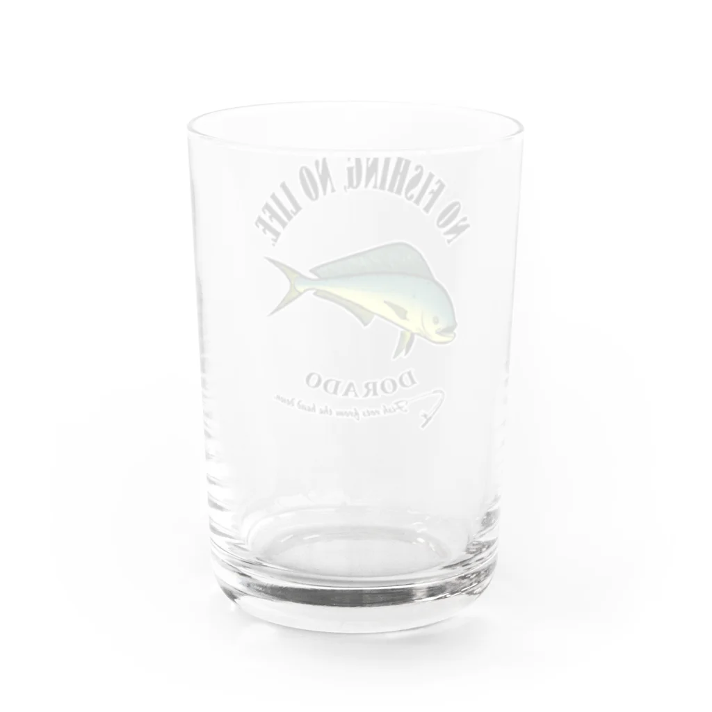 猫と釣り人のSHIIRA_EB_1CW Water Glass :back